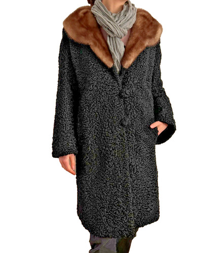 Cappotto pelliccia vera - , con