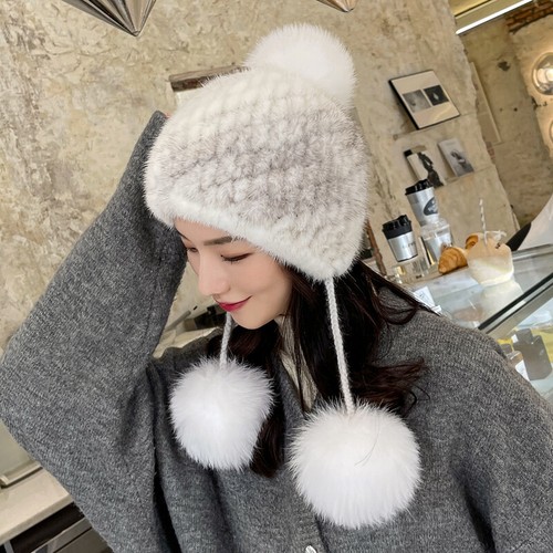 Cappello donna vera pelliccia