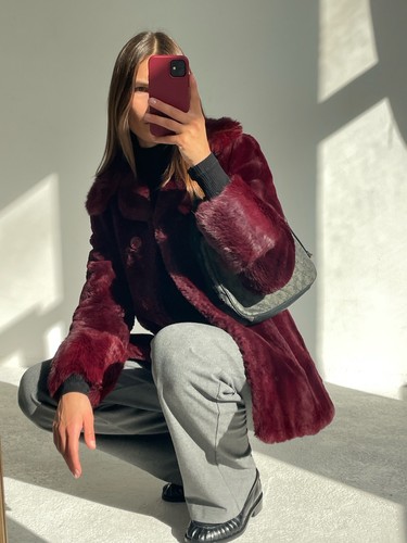 Cappotto pelliccia visone
