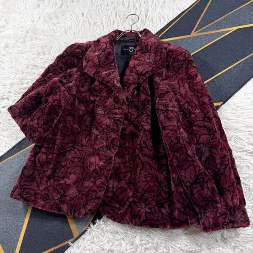 Cappotto rosso visone valdi - cappotto,